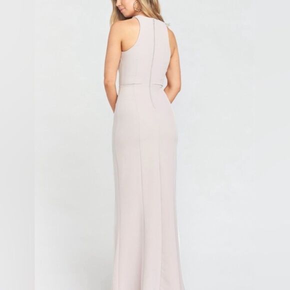 Show Me Your MuMu Chicago High Neck Wedding Floor Length Gown M - Picture 3 of 11
